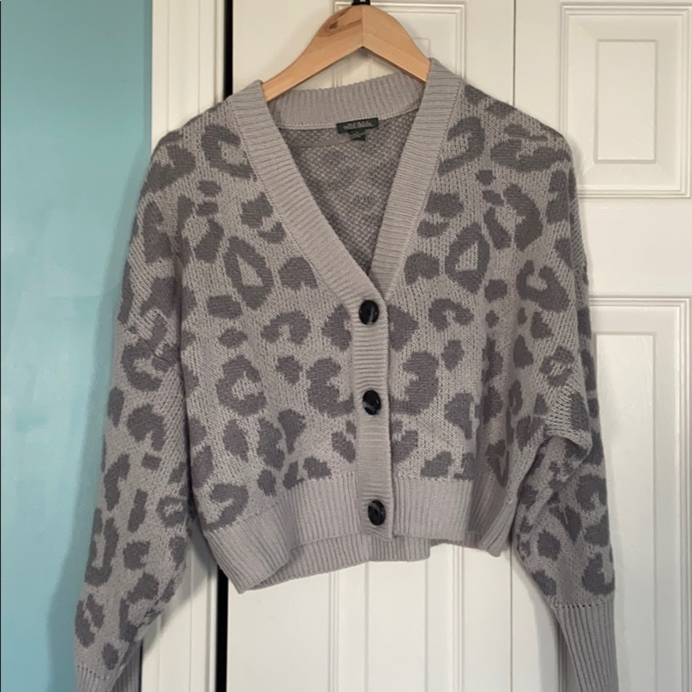 Leopard Print Cardigan